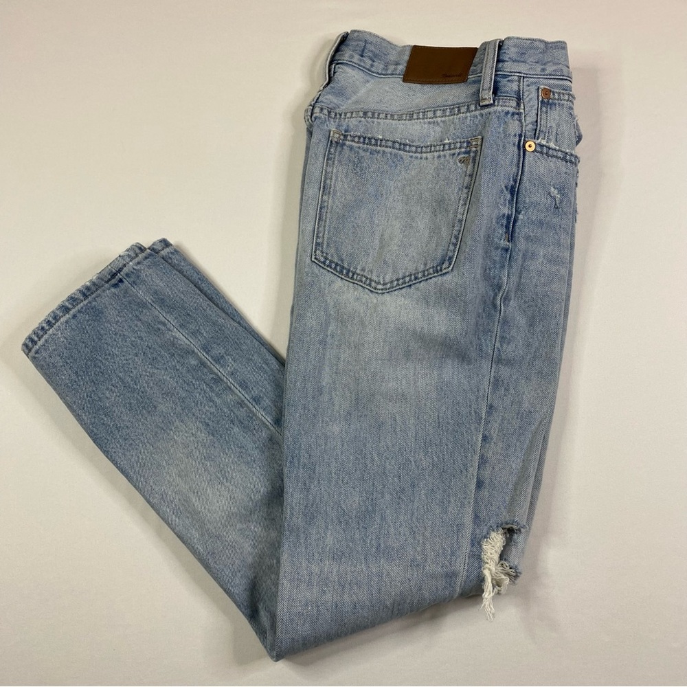 Madewell Vintage Jeans Women’s 26 Calabria Wash Denim Distressed Ripped Knee